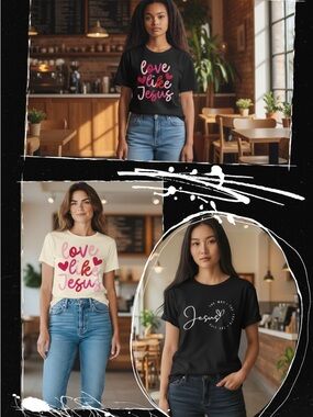 3 Faith Based T-Shirt bundle